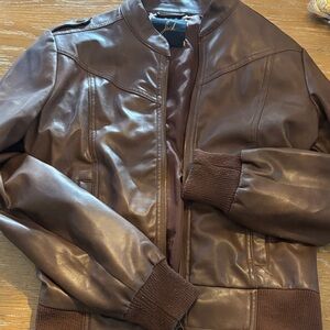 Jack by BB Dakota Men's Brown Bomber Jacket